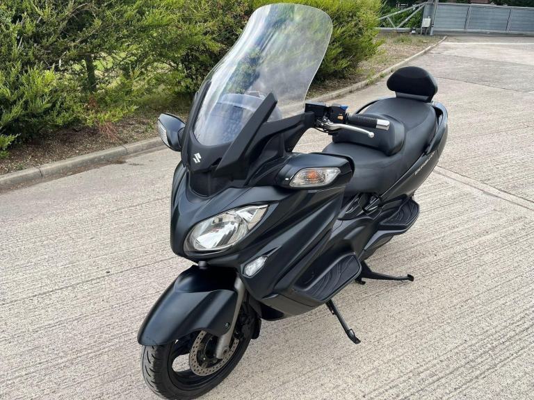 2015 15 SUZUKI AN 650 ZL5 BURGMAN MAXI SCOOTER HISTORY AN650 ABS BLACK SEMI AUTO