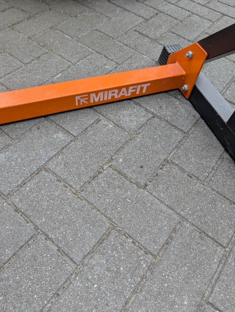 MIRAFIT Squat Rack and DTX FITNESS Weight Bench – Good Condition