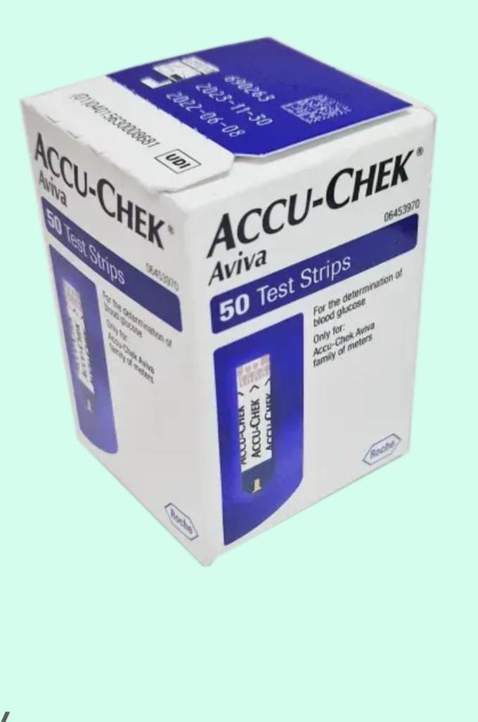 Accu- chek Aviva 50 test strips Price: 