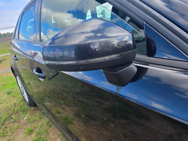 AUDI A3 Mk3 Driver Right Side Black 2018 Door Mirror Power Fold Breaking Parts 