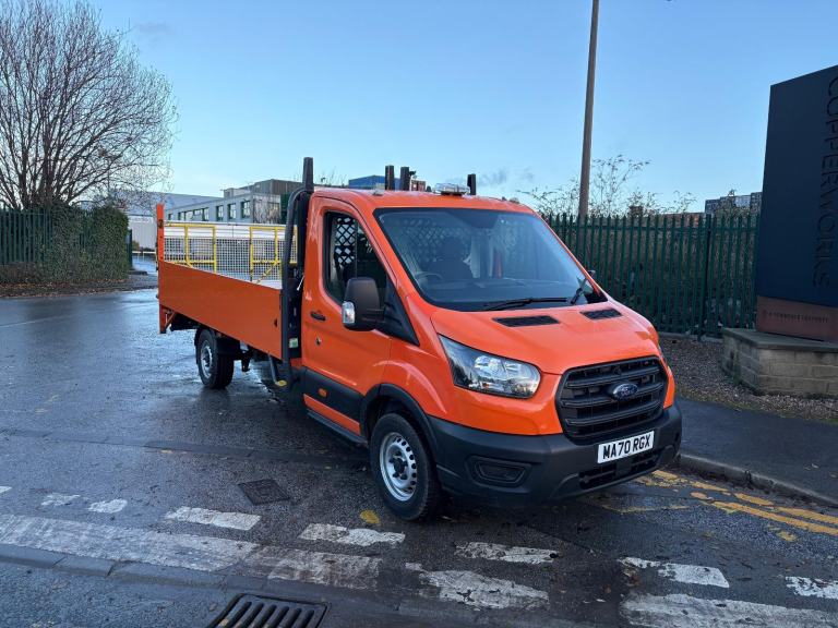 70 Ford Transit 130 350 rwd 14ft dropside/flatbed pickup with taillifed NO vat 