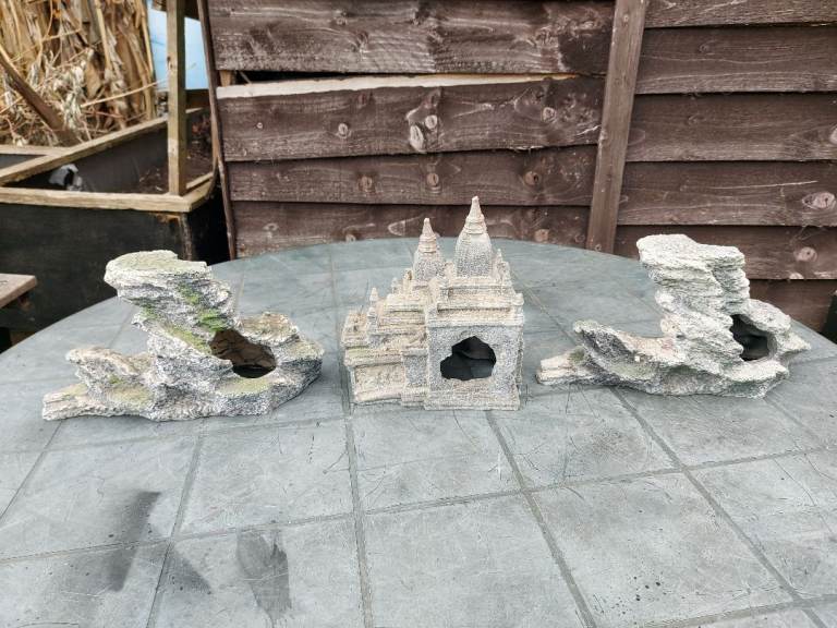 Three Fish Tank Ornmeants For Sale! 