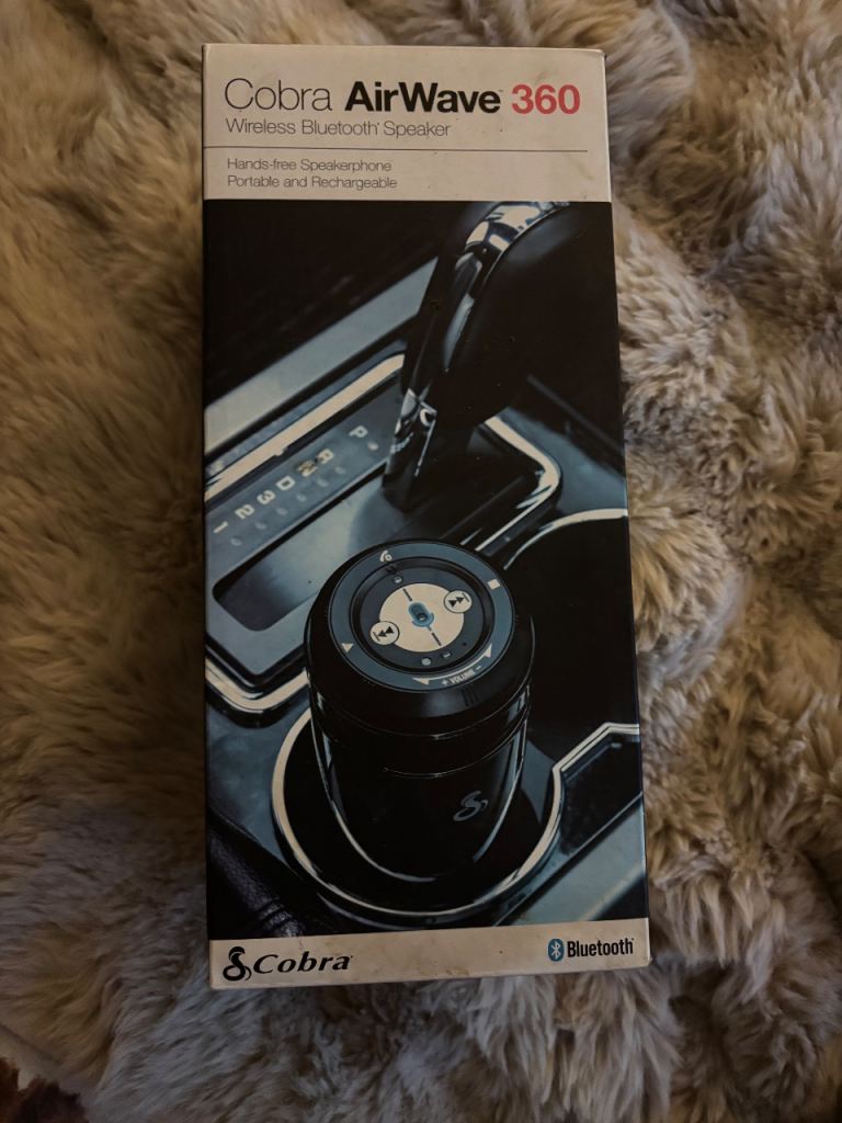 Cobra AirWave 360 Wireless Bluetooth Speaker - New
