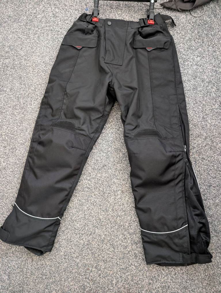 Crane Textile Motorcycle Trousers Black
