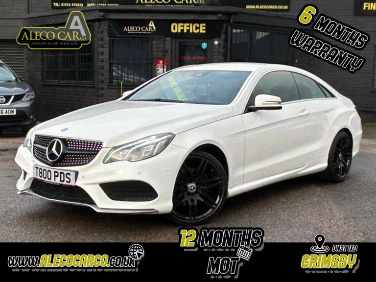 MERCEDES-BENZ E CLASS 2.0 E200 AMG Line White Auto Petrol 2016