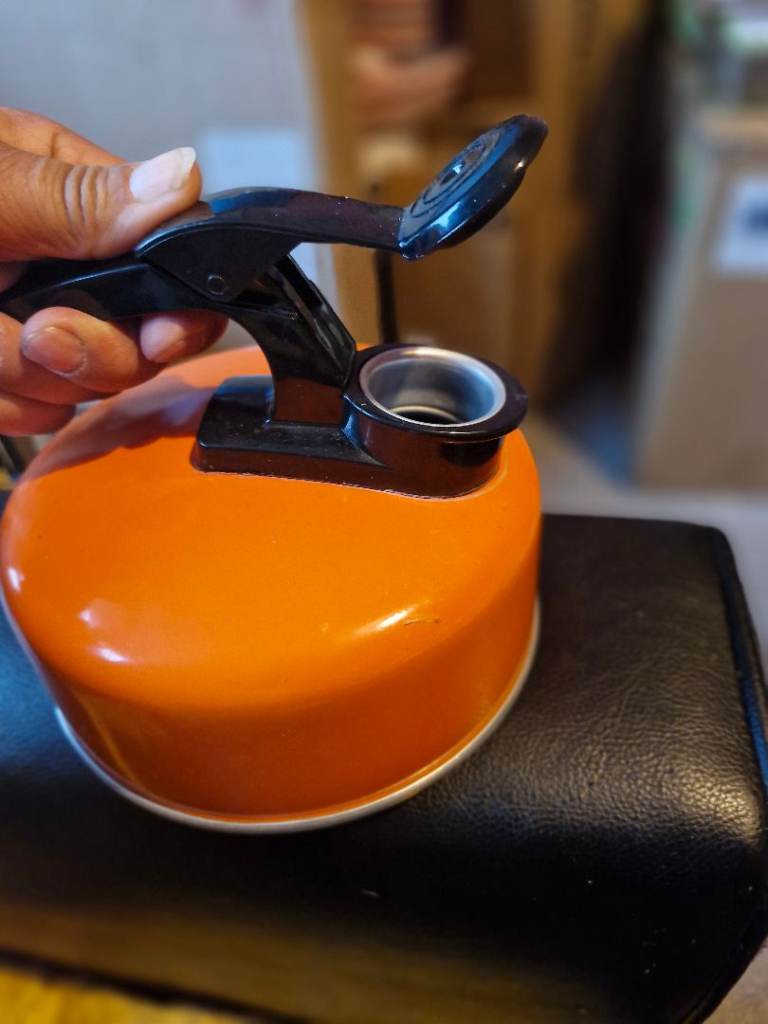 Orange Camping Kettle - Excellent Condition, Never Used