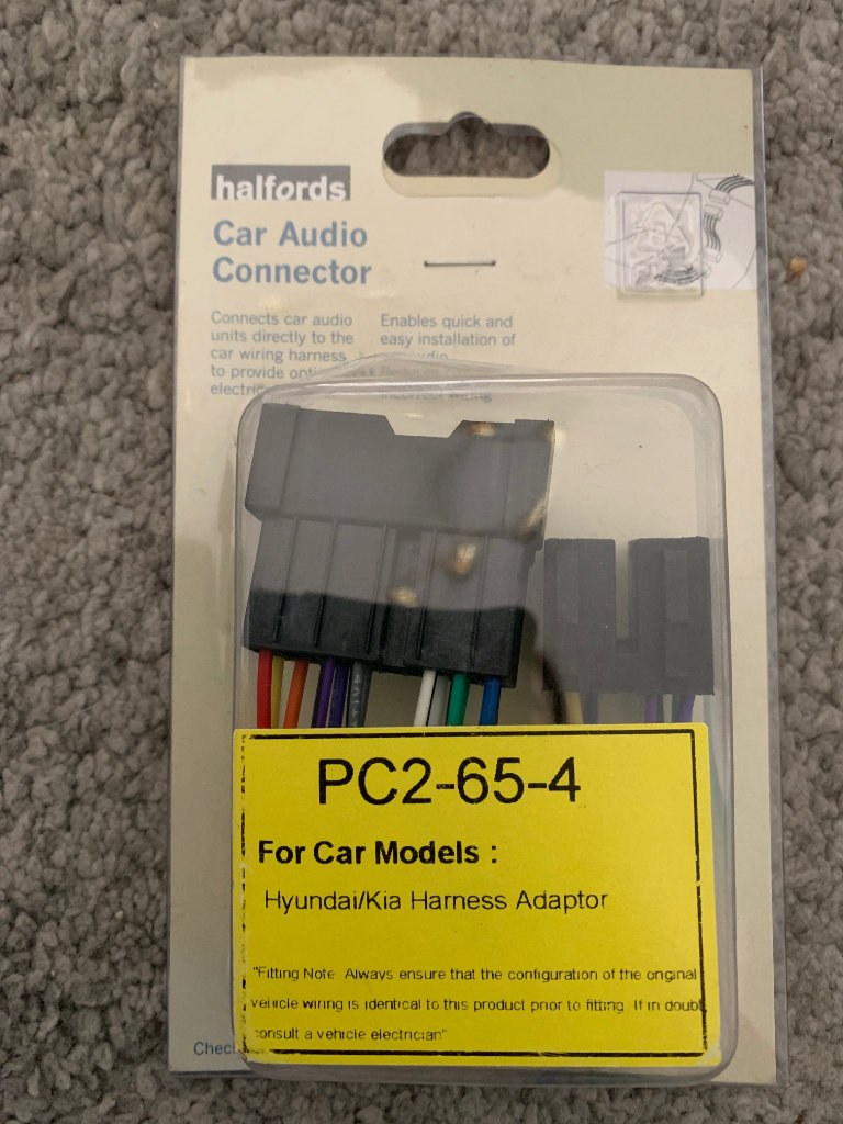 Car audio connector- Hyundai/ Kia 