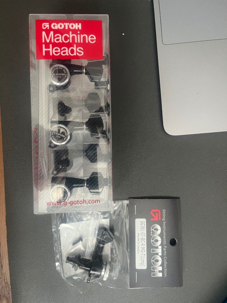 Gotoh Locking Tuners 3-a-side plus extra 1R