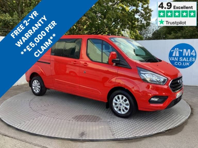 2023 Ford Transit Custom 300 EcoBlue Limited L/R Crewcab Euro 6 Combi Van Diesel Automatic