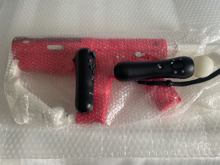 Official Sony Sharp Shooter Gun for PS3 | PS4+Move+Navigation Controllers Bundle