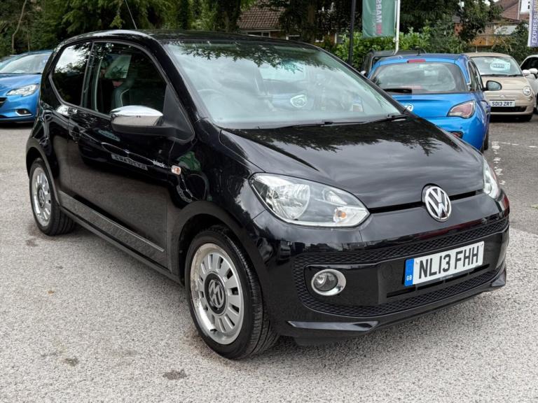 2013 Volkswagen up! 1.0 up! Black Euro 5 3dr Hatchback Petrol Manual
