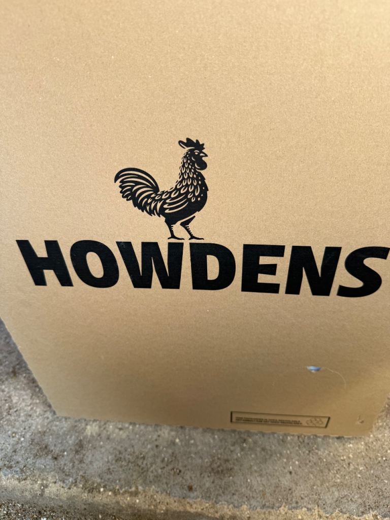 HOWDENS WHITE GLOSS KITCHEN CUPBOARD DOOR