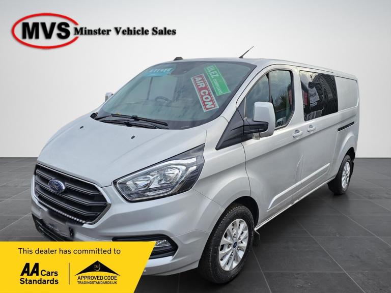 2022 Ford Transit Custom 2.0 EcoBlue 130ps Low Roof D/Cab Limited Van Crew Van Diesel Manual