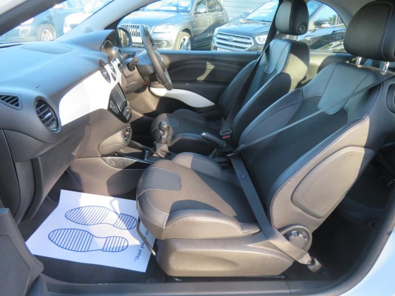 2017 Vauxhall ADAM 1.2i Energised 3dr White HATCHBACK Petrol Manual