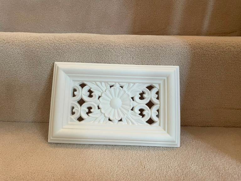 Decorative Handmade Victorian Plaster Air Vent Cover