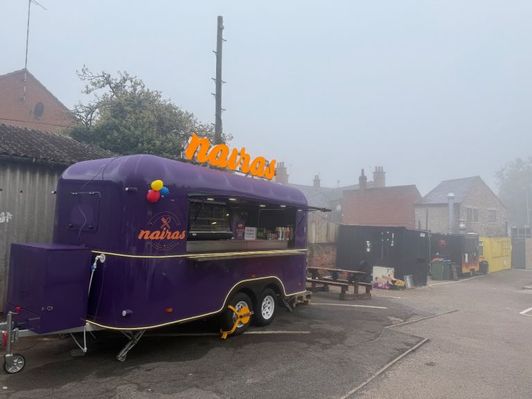 Food truck in prime location 