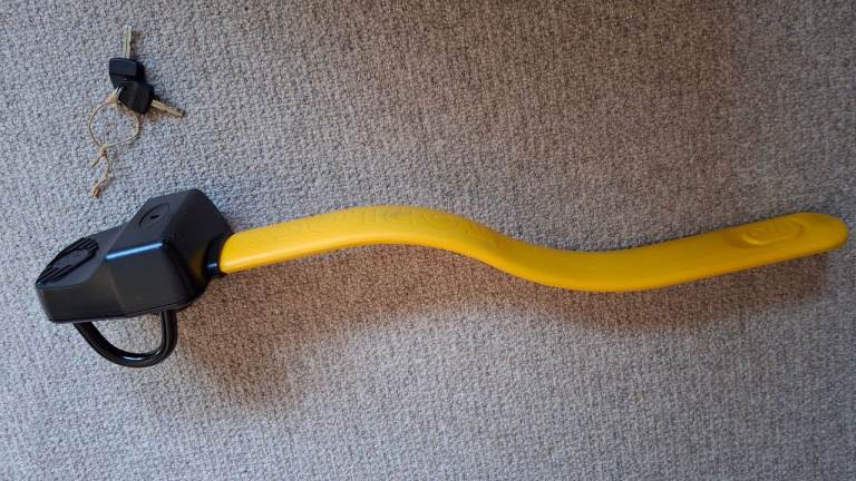 Stoplock 'Pro' Car Steering Wheel Lock c/w two keys 
