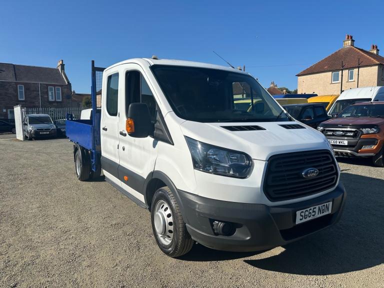 2015 Ford Transit 2.2 TDCi 125ps Double Cab Chassis 350 RWD TIPPER CHASSIS CAB Diesel Manual