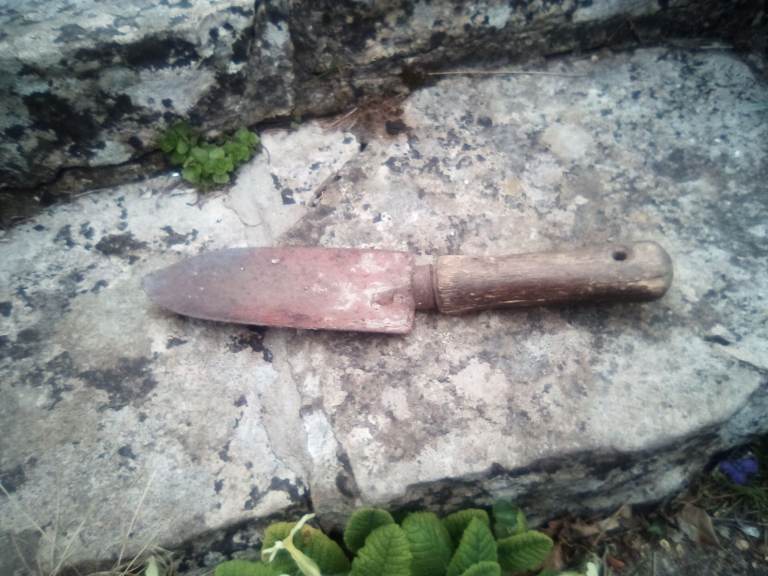 Handy quality small size garden trowel. £2 Posted in pots