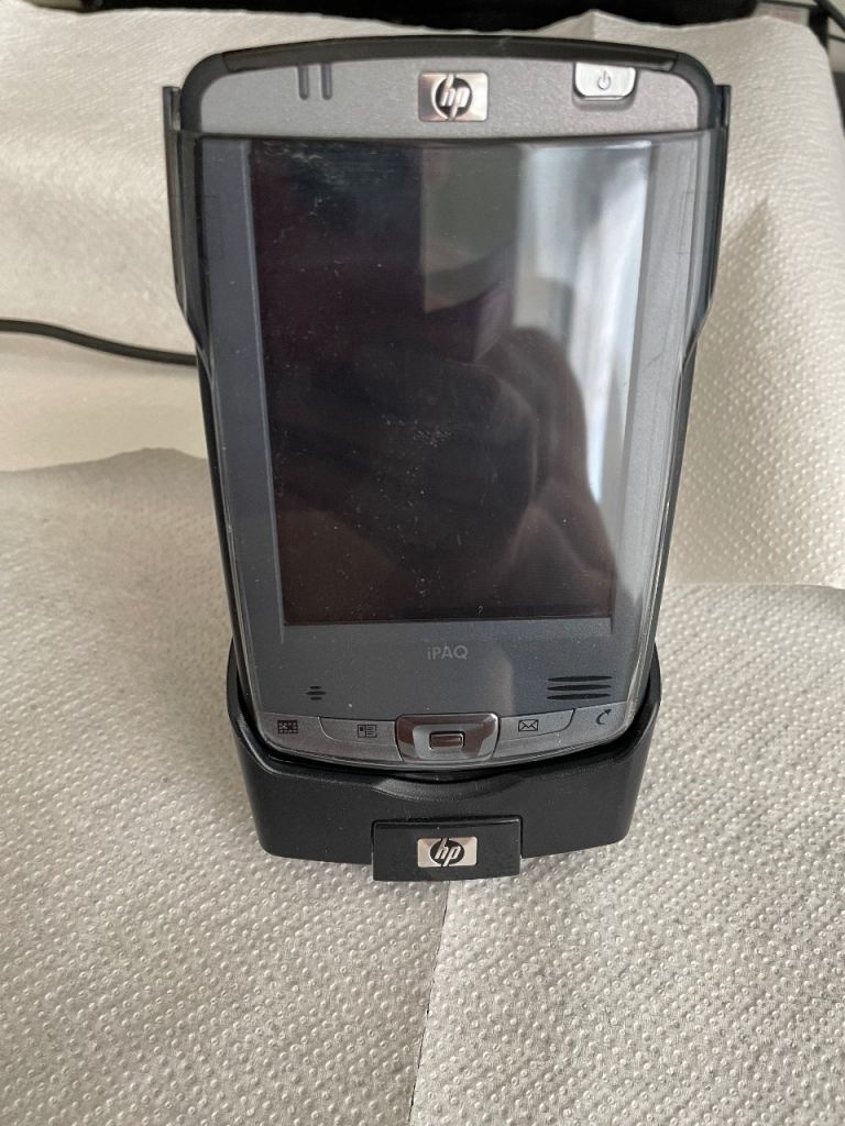 HP iPAQ PDA with Charging Dock – Good Condition