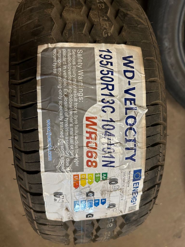 195/50x13 trailer tyre new