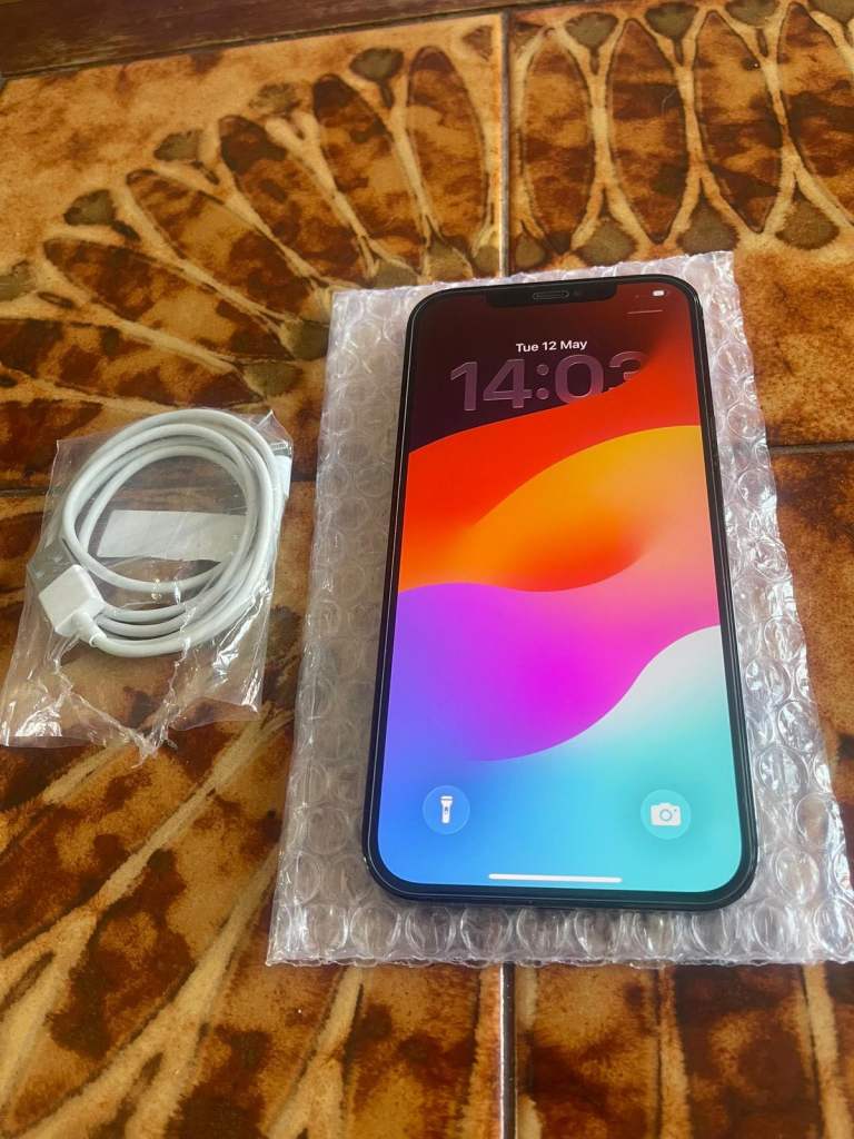 Brand new condition iPhone 12 Pro Max, unlocked, 128gb, Blue, 3 months warranty 