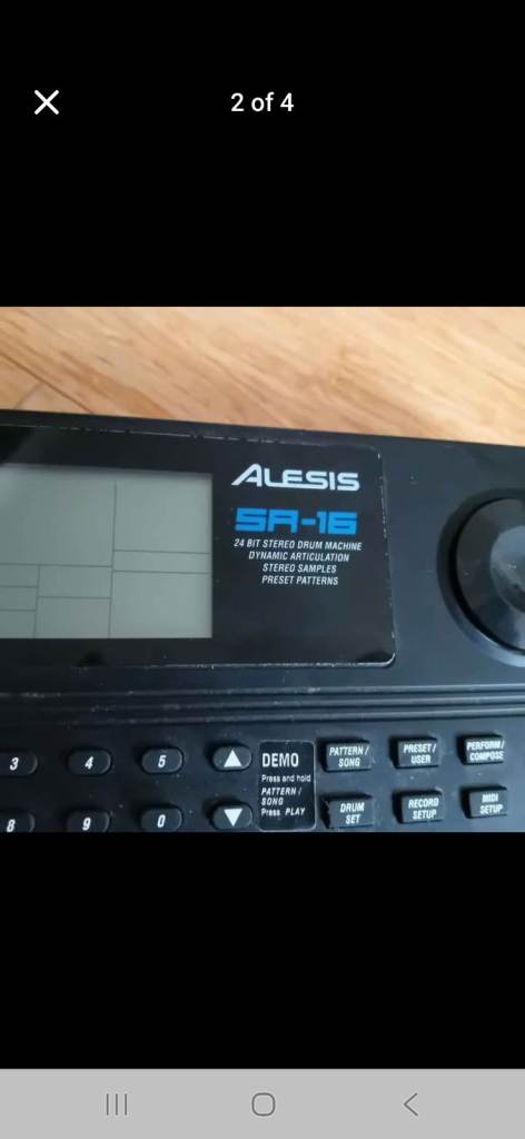 Alesis SR-16 drum machine 