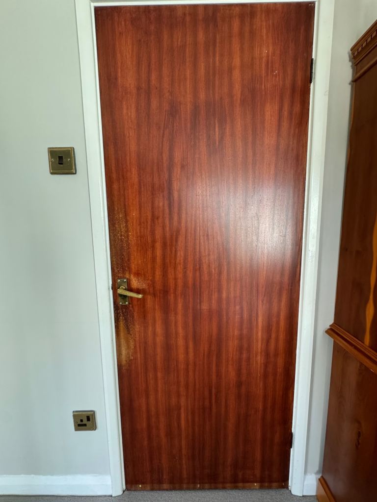  12 Internal Wooden Doors with  Handles - Fair/ Good Condition Available separately for £10 each 