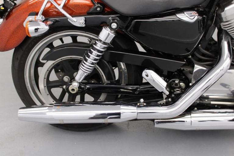 2014 Harley-Davidson XL883L Sportster Super Low in Custom Burnt Orange Flake