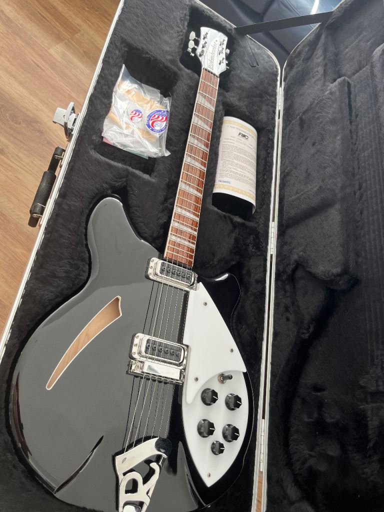 Rickenbacker Electric Guitar with Hard Case – As Good As New