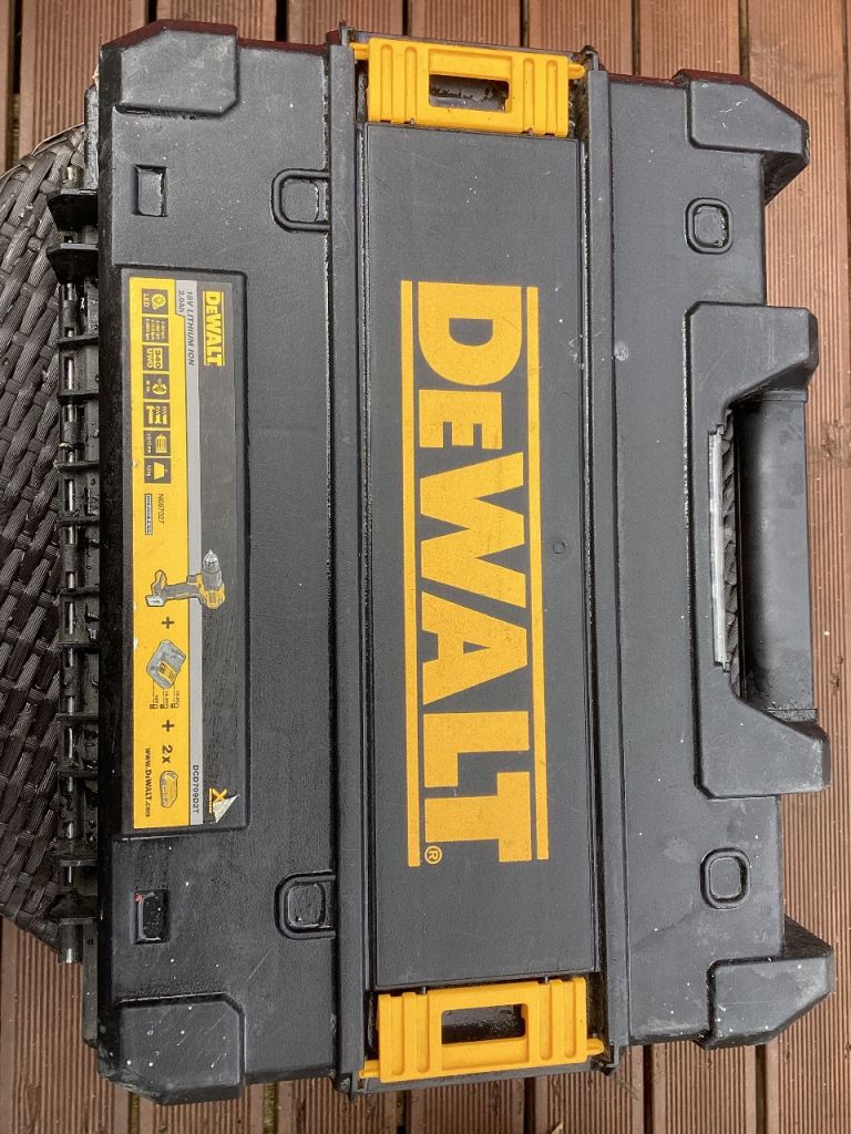 DEWALT Power Tool Case DCD709D2T combi drill empty case - Good Condition