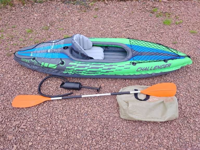 Intex Challenger Kayak, Man Inflatable Canoe