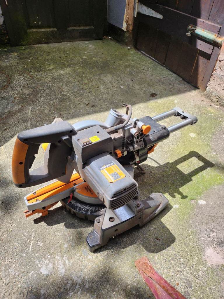 Evolution Power Tools Mitre Saw - Good Condition, Ready to Use