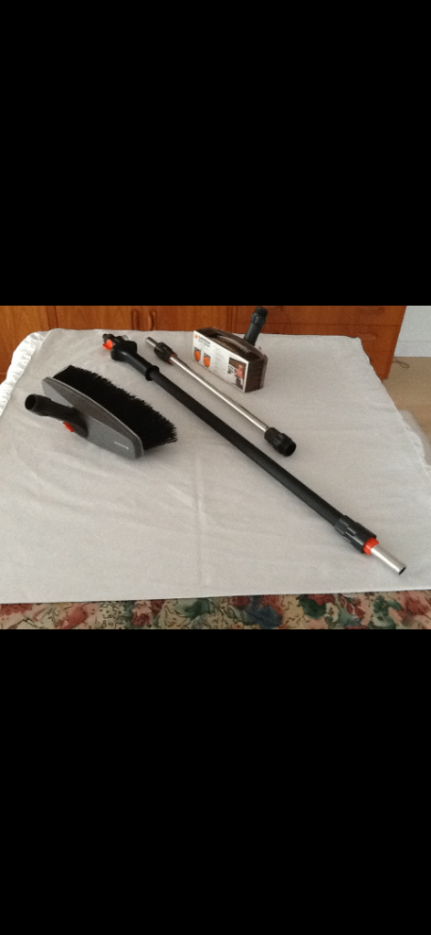 Patio and car cleaning kit
