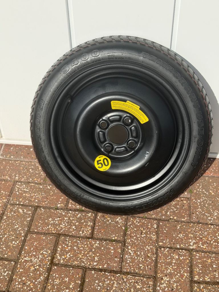 15” Space saver spare wheel & tyre compatible with VW eUP, Up, Skoda Citigo & Seat Mini 2011- todate