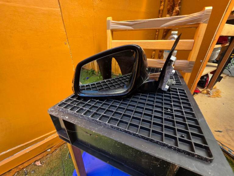 BMW 3 SERIES F30 F31 LEFT Side WING DOOR MIRROR 5 PIN Power Fold Silver M SPORT Breaking Parts