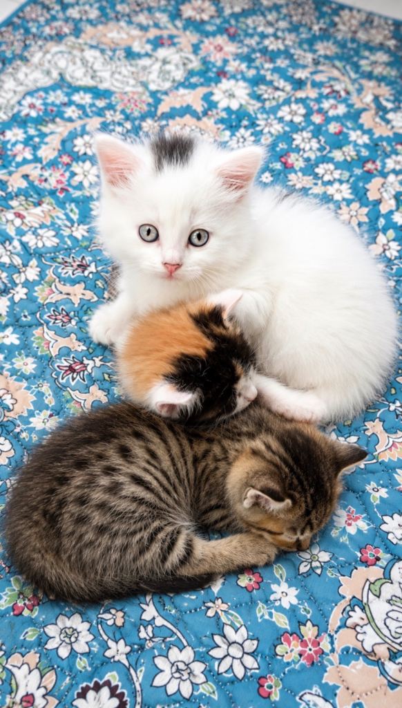 8 Beautiful Kittens Ready for Loving Homes | Turkish Angora, Tuxedo, Tabby & Calico Mixes