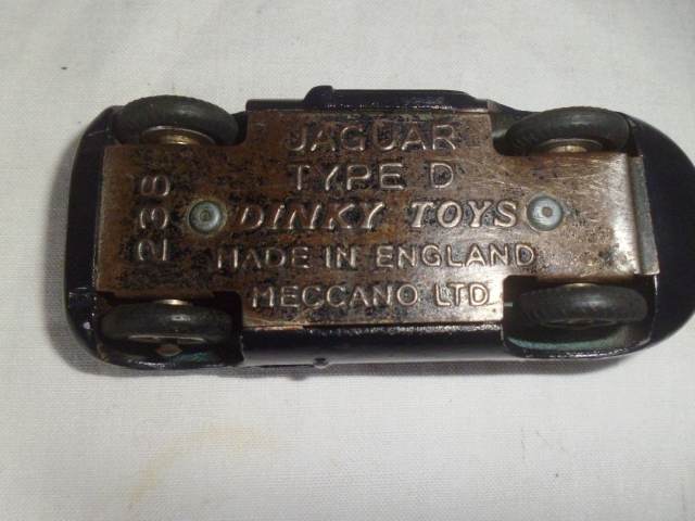 DINKY TOYS JAGUAR D-TYPE RACE CAR 1950'S NO 238 | in