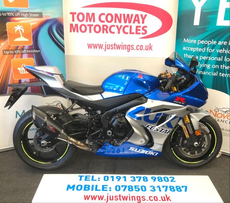 SUZUKI GSXR1000RZ AM1, 100th ANN, 2021(71), 10,615 MILES, FSH,IMMACULATE, £11495