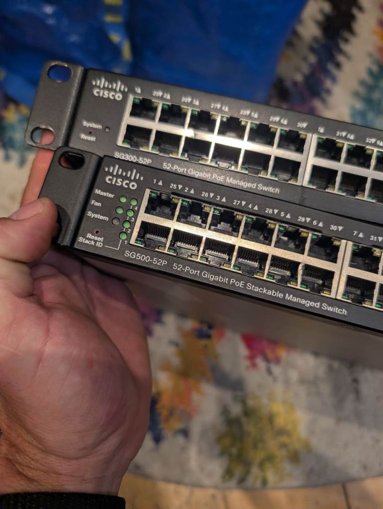 Cisco SG300-52P and SG300-52p 52-Port Gigabit PoE Managed Switch