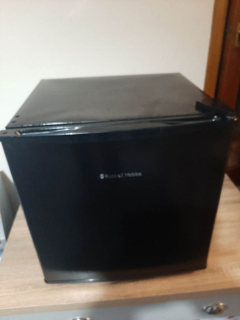 Russell Hobbs Black Mini Fridge - Good Condition