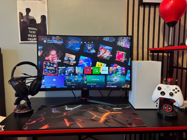 Xbox series X digital and 4k montior