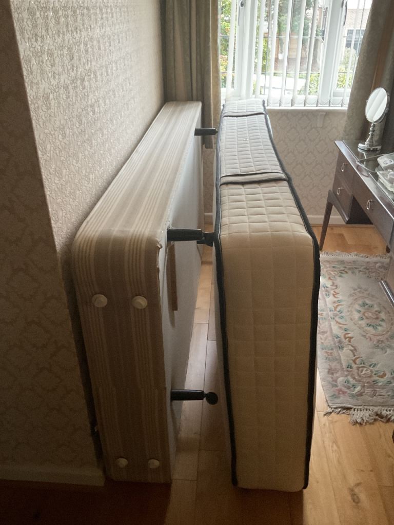 Divan and mattress 