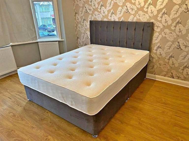 SPECIAL DEAL ~ Divan 4FT Small Double Bed Base With Mattress & Storage Option ~ FREE DELIVERY