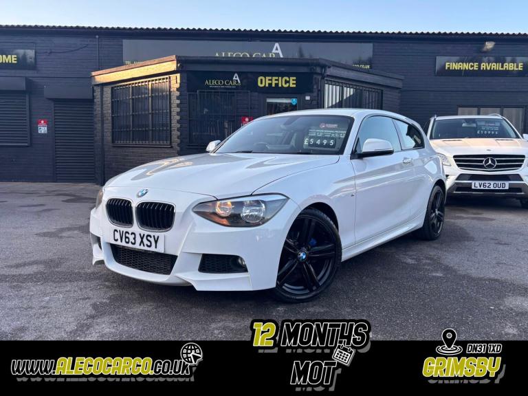 BMW 1 SERIES 1.6 116i M Sport 3-door White Manual Petrol 2013