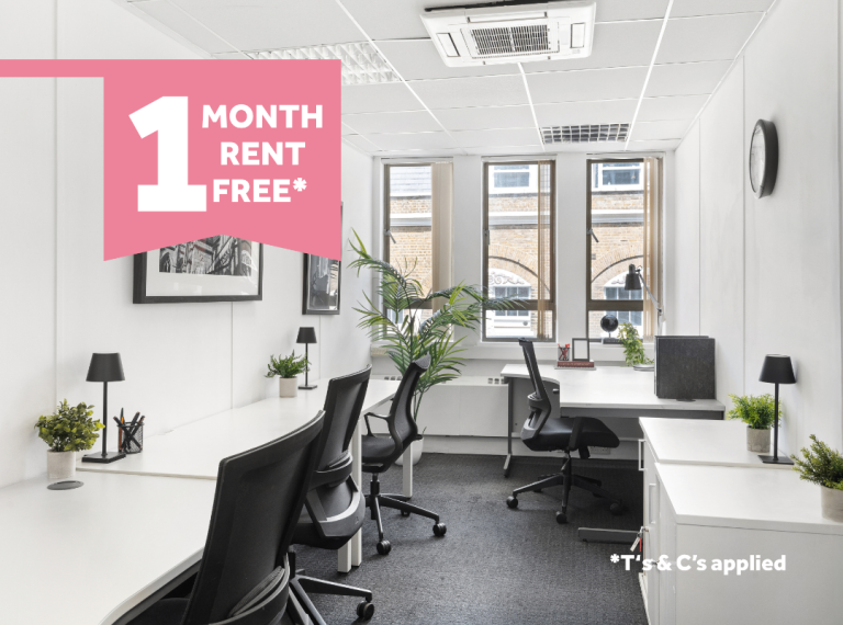 Move-In Ready | Flexible, Private 7-Desks Office in London Bridge | Rooftop Terrace
