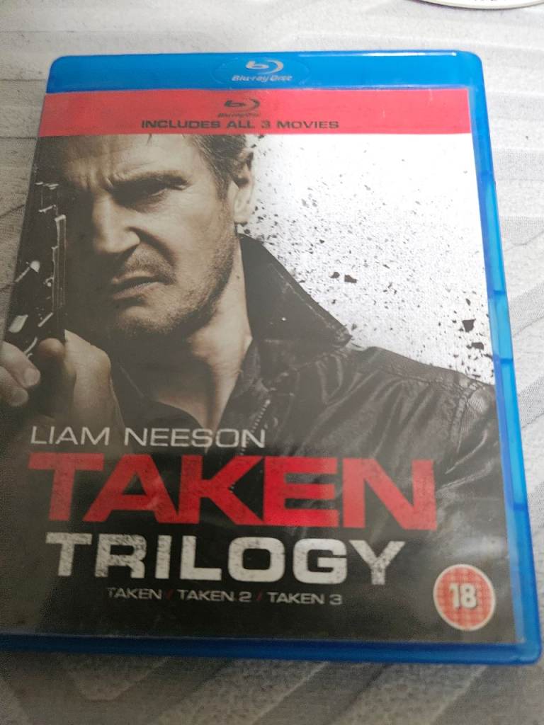 Liam Neeson Taken Trilogy Blu-Ray - All 3 Movies