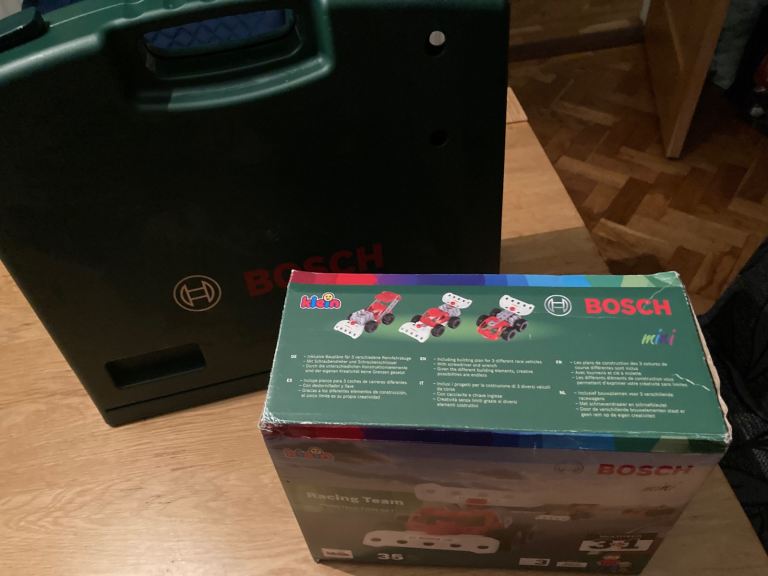 Bosch kids workbench and car 