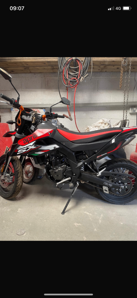 Aprilia, SX, 2022, 124 (cc)