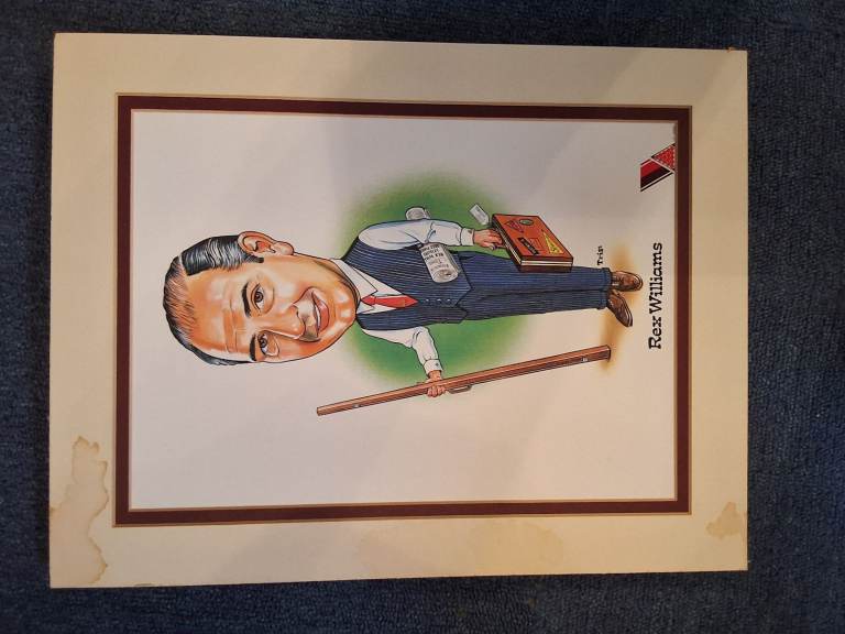 Trist Embassy Cartoon Snooker Players